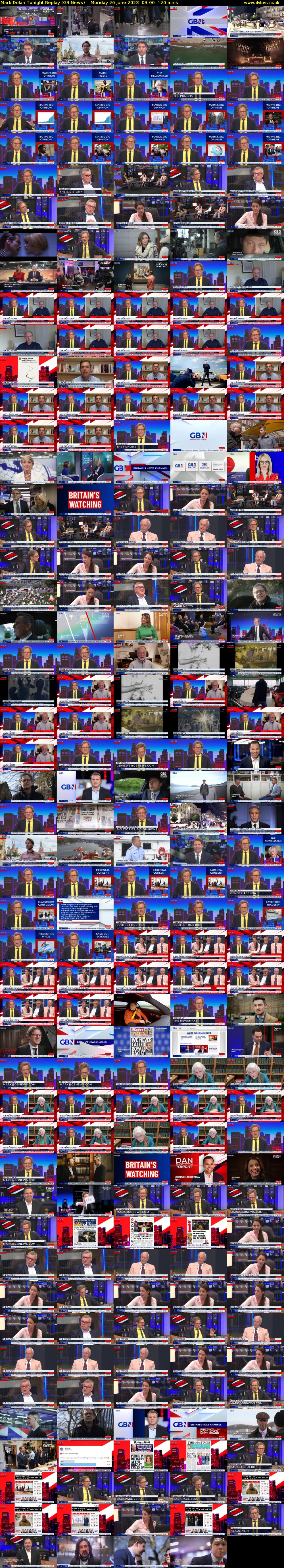 Mark Dolan Tonight Replay (GB News) Monday 26 June 2023 03:00 - 05:00