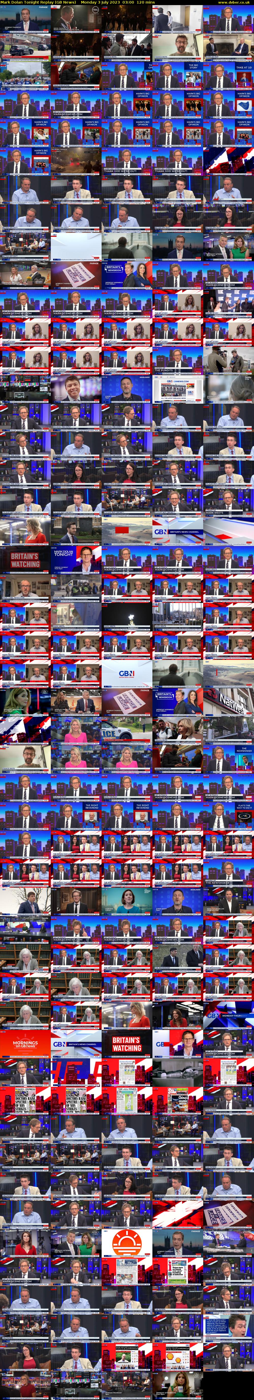 Mark Dolan Tonight Replay (GB News) Monday 3 July 2023 03:00 - 05:00
