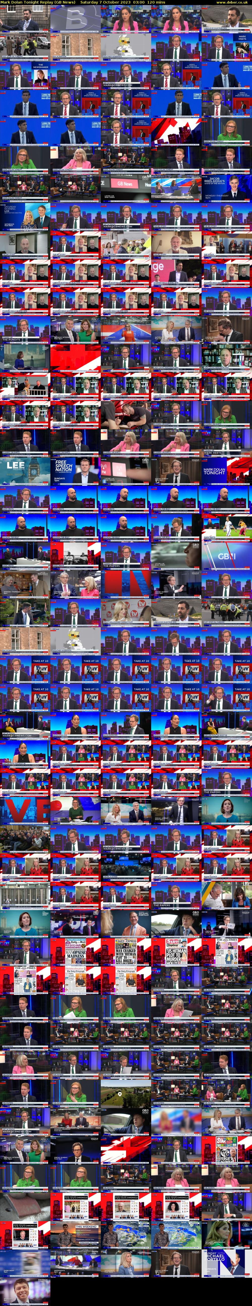 Mark Dolan Tonight Replay (GB News) Saturday 7 October 2023 03:00 - 05:00