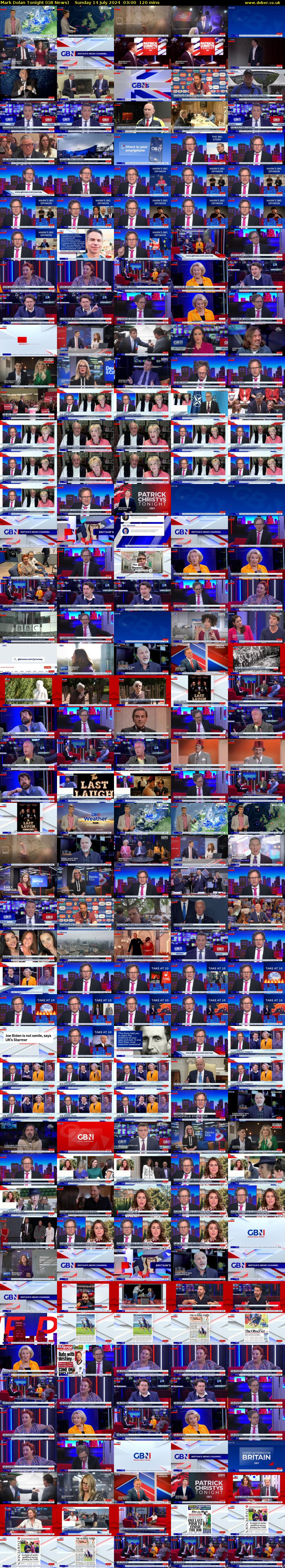 Mark Dolan Tonight (GB News) Sunday 14 July 2024 03:00 - 05:00