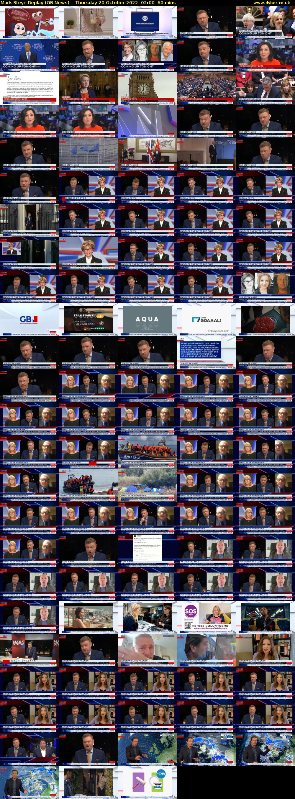 Mark Steyn Replay (GB News) Thursday 20 October 2022 02:00 - 03:00