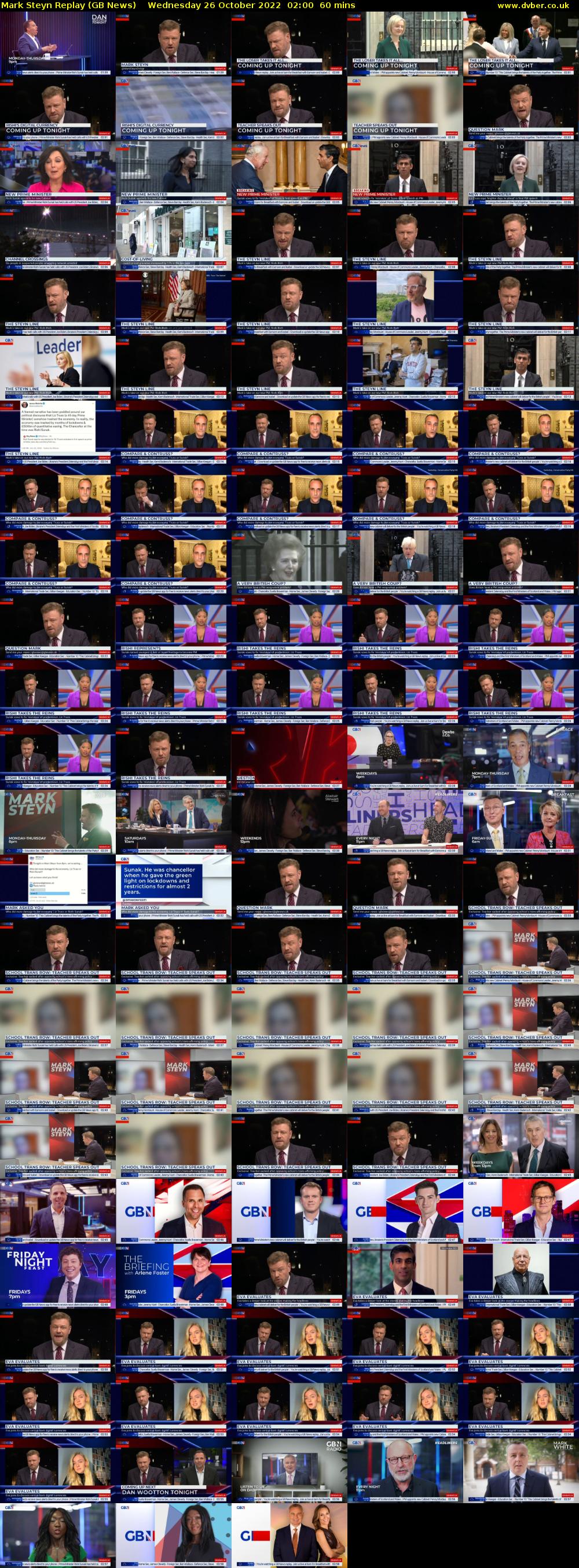 Mark Steyn Replay (GB News) Wednesday 26 October 2022 02:00 - 03:00