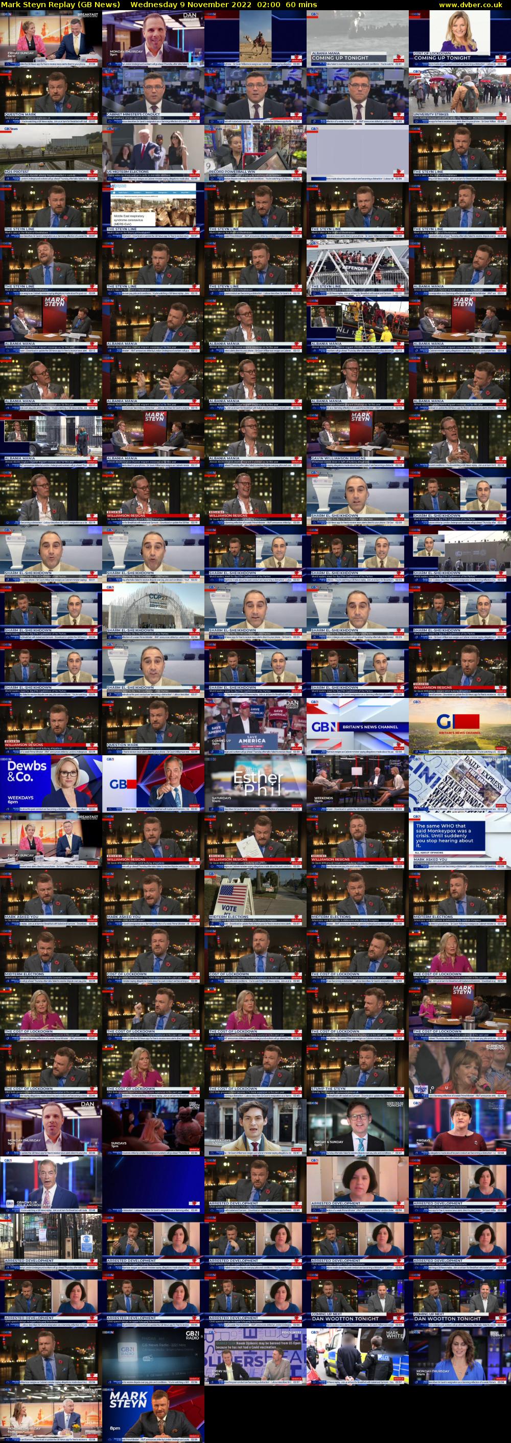 Mark Steyn Replay (GB News) Wednesday 9 November 2022 02:00 - 03:00