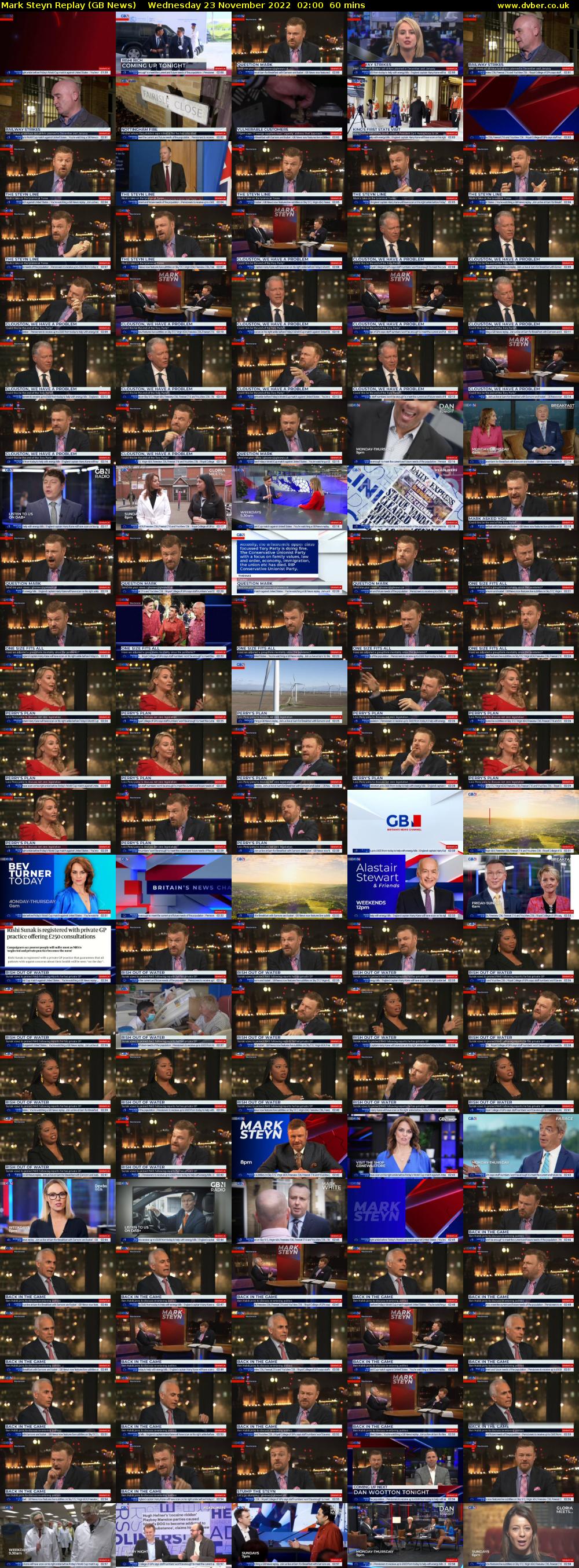 Mark Steyn Replay (GB News) Wednesday 23 November 2022 02:00 - 03:00