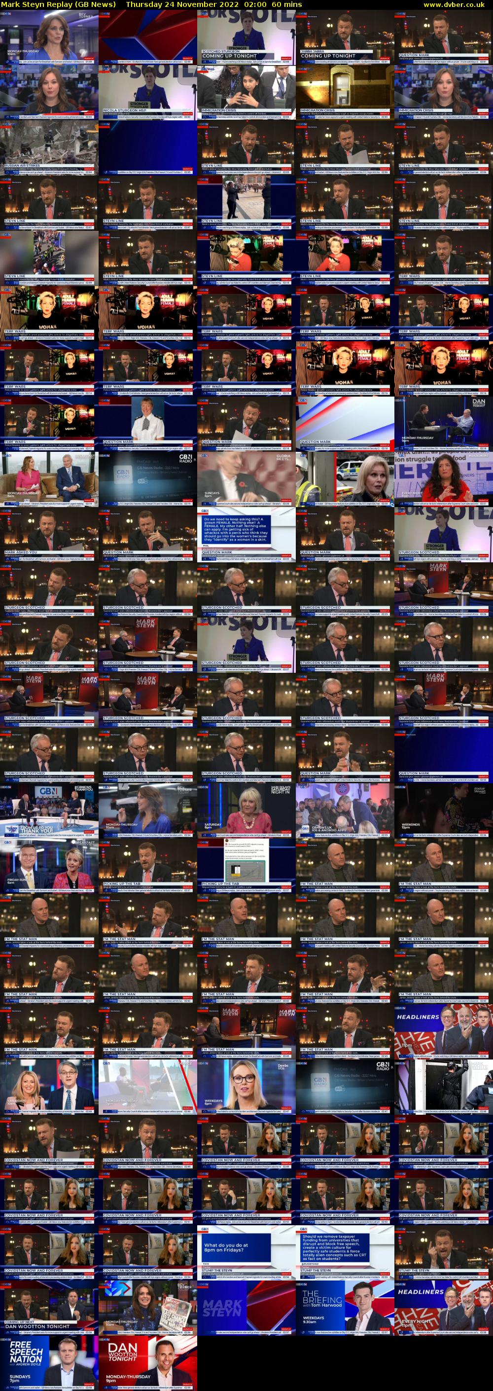 Mark Steyn Replay (GB News) Thursday 24 November 2022 02:00 - 03:00