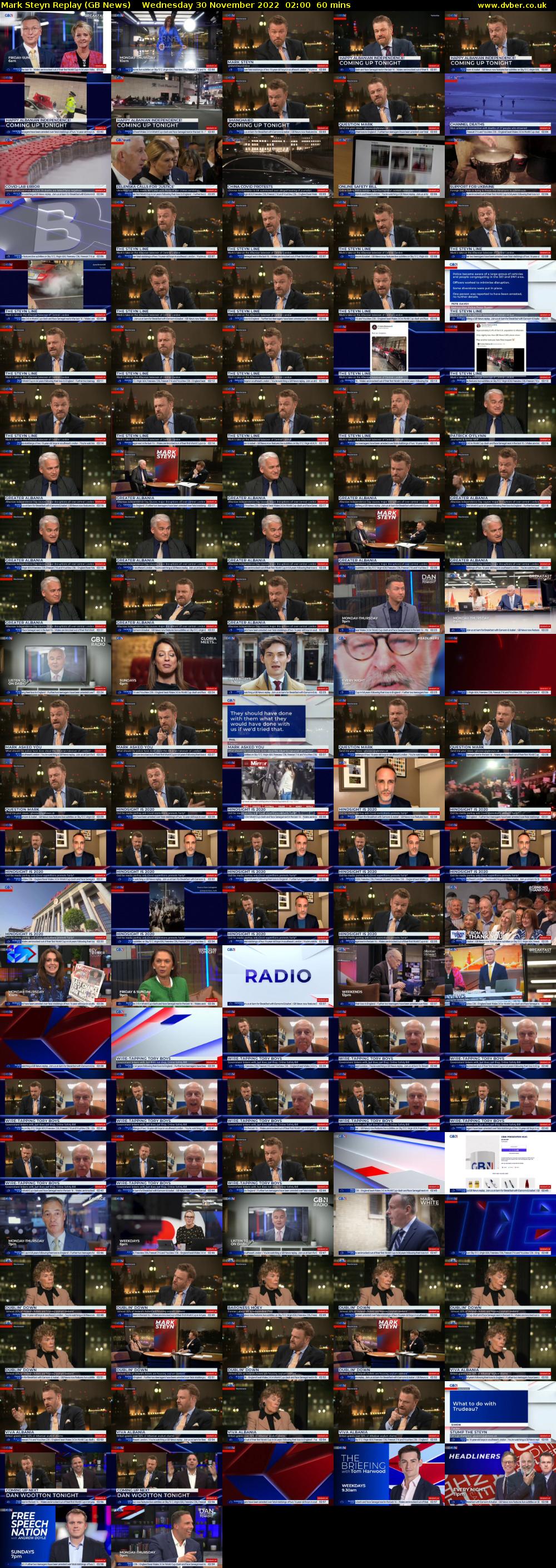 Mark Steyn Replay (GB News) Wednesday 30 November 2022 02:00 - 03:00