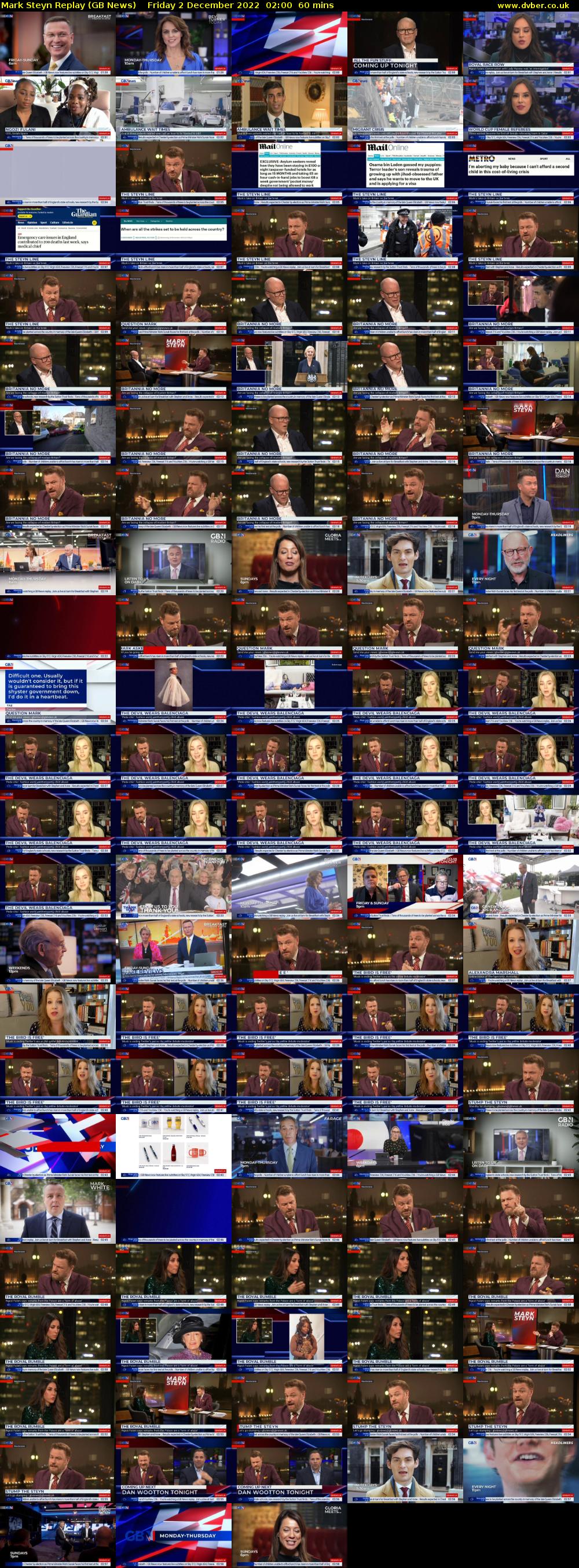 Mark Steyn Replay (GB News) Friday 2 December 2022 02:00 - 03:00