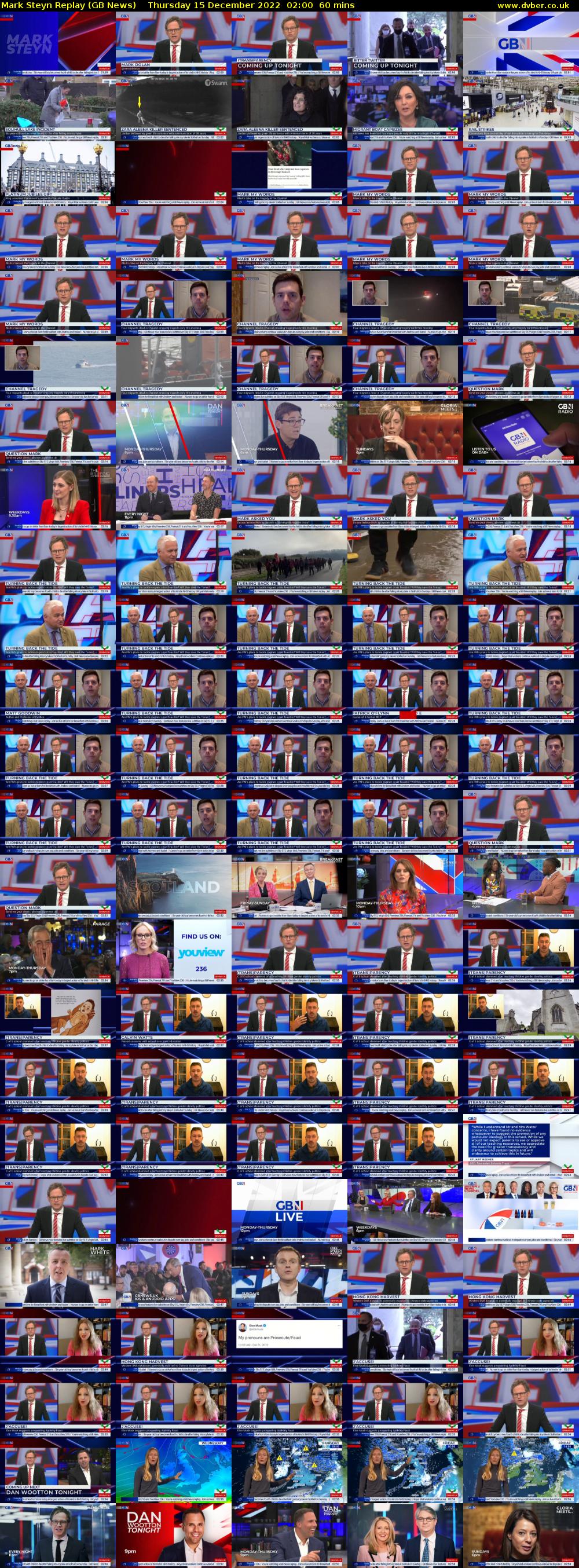 Mark Steyn Replay (GB News) Thursday 15 December 2022 02:00 - 03:00