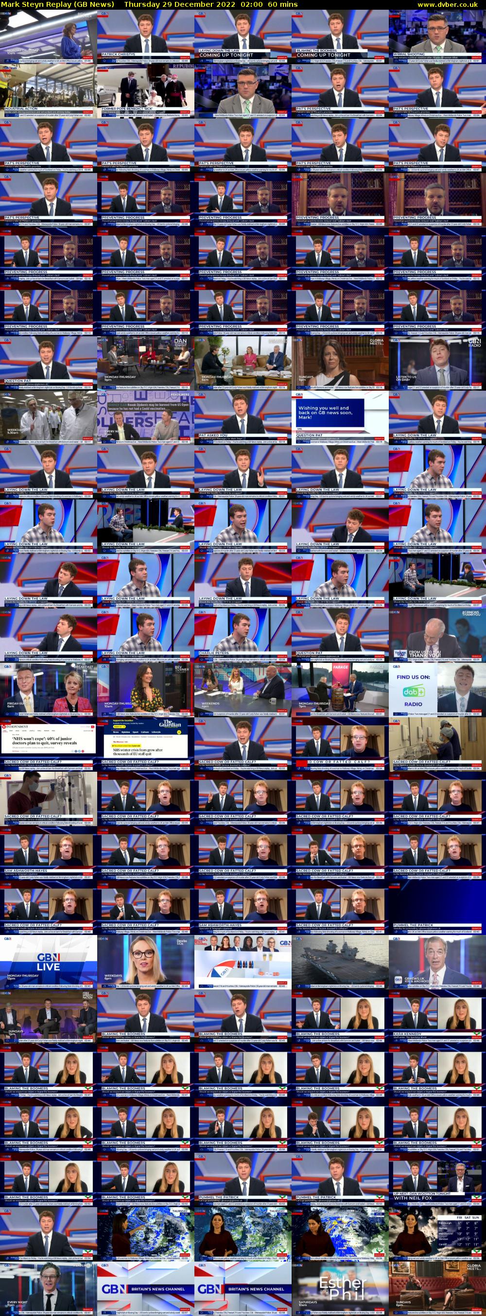 Mark Steyn Replay (GB News) Thursday 29 December 2022 02:00 - 03:00