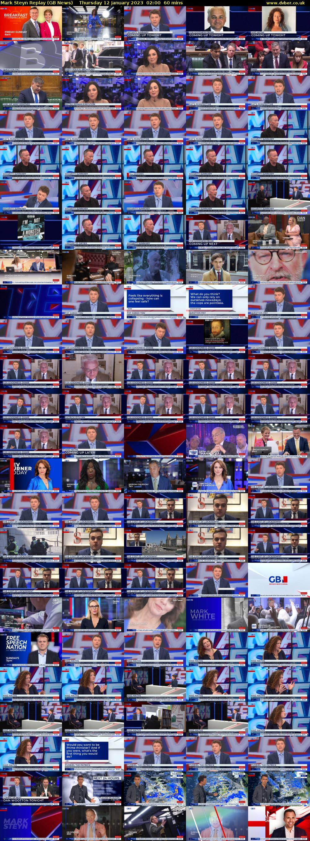 Mark Steyn Replay (GB News) Thursday 12 January 2023 02:00 - 03:00