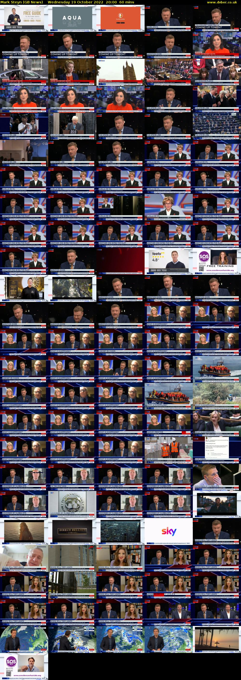 Mark Steyn (GB News) Wednesday 19 October 2022 20:00 - 21:00