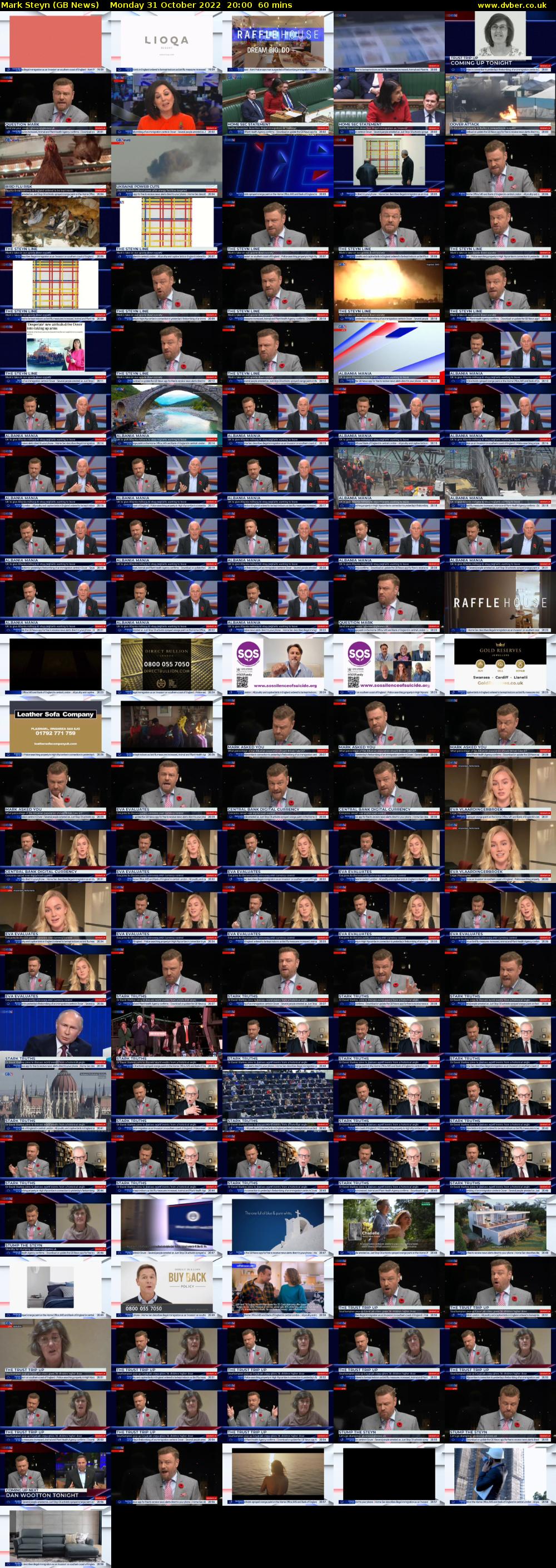 Mark Steyn (GB News) Monday 31 October 2022 20:00 - 21:00