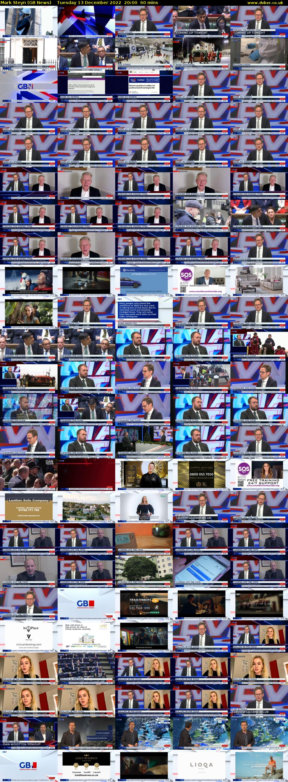 Mark Steyn (GB News) Tuesday 13 December 2022 20:00 - 21:00
