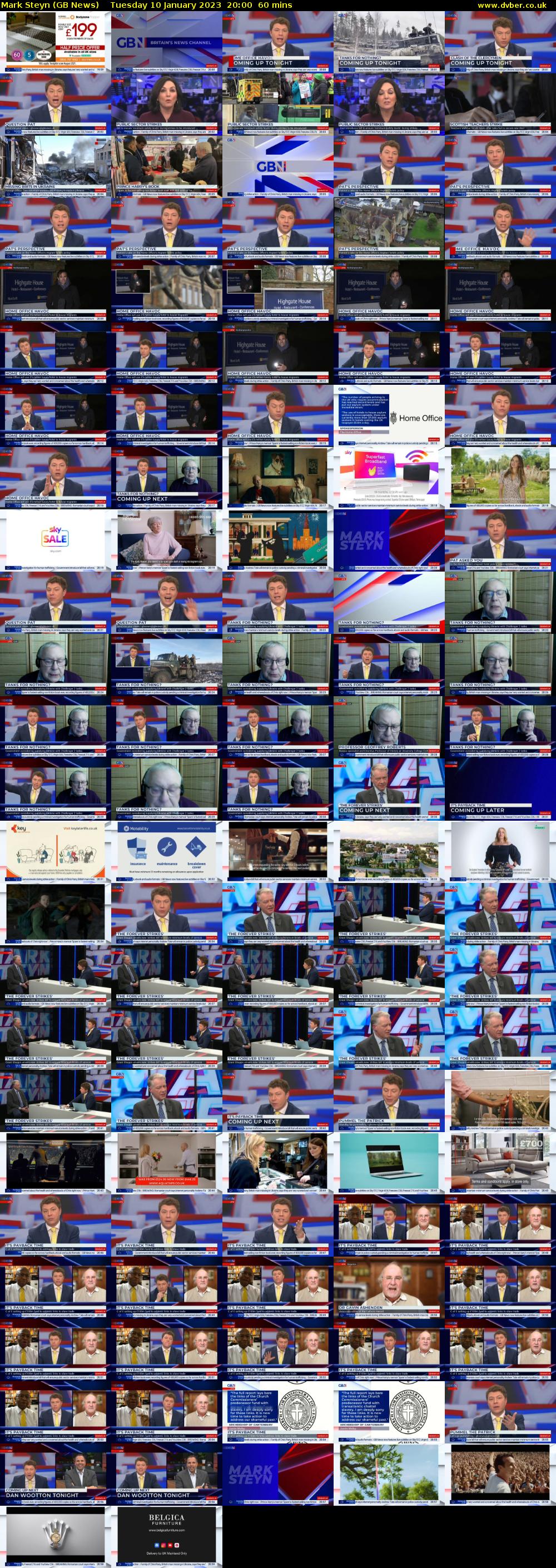 Mark Steyn (GB News) Tuesday 10 January 2023 20:00 - 21:00
