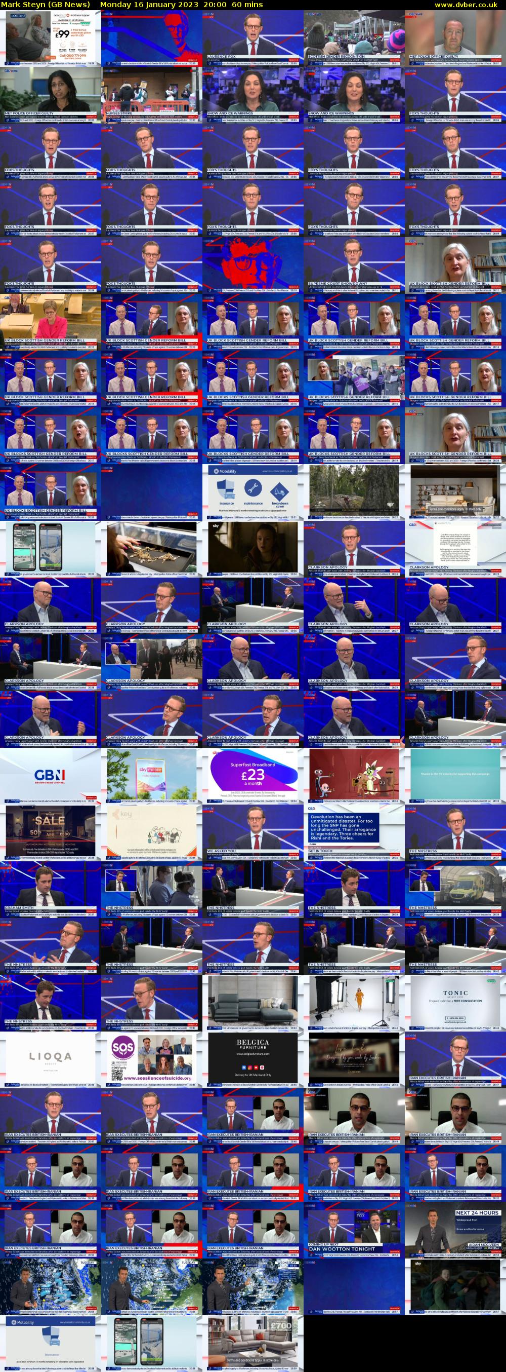 Mark Steyn (GB News) Monday 16 January 2023 20:00 - 21:00