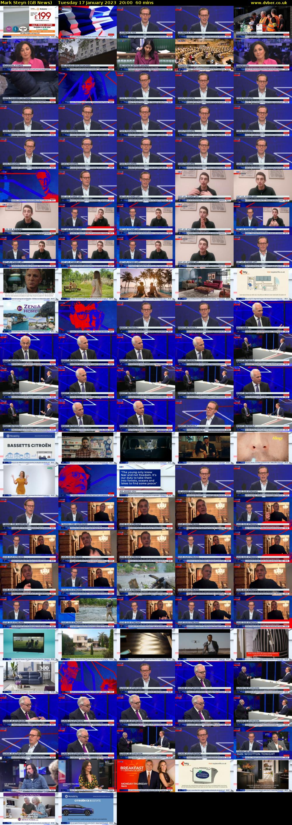 Mark Steyn (GB News) Tuesday 17 January 2023 20:00 - 21:00