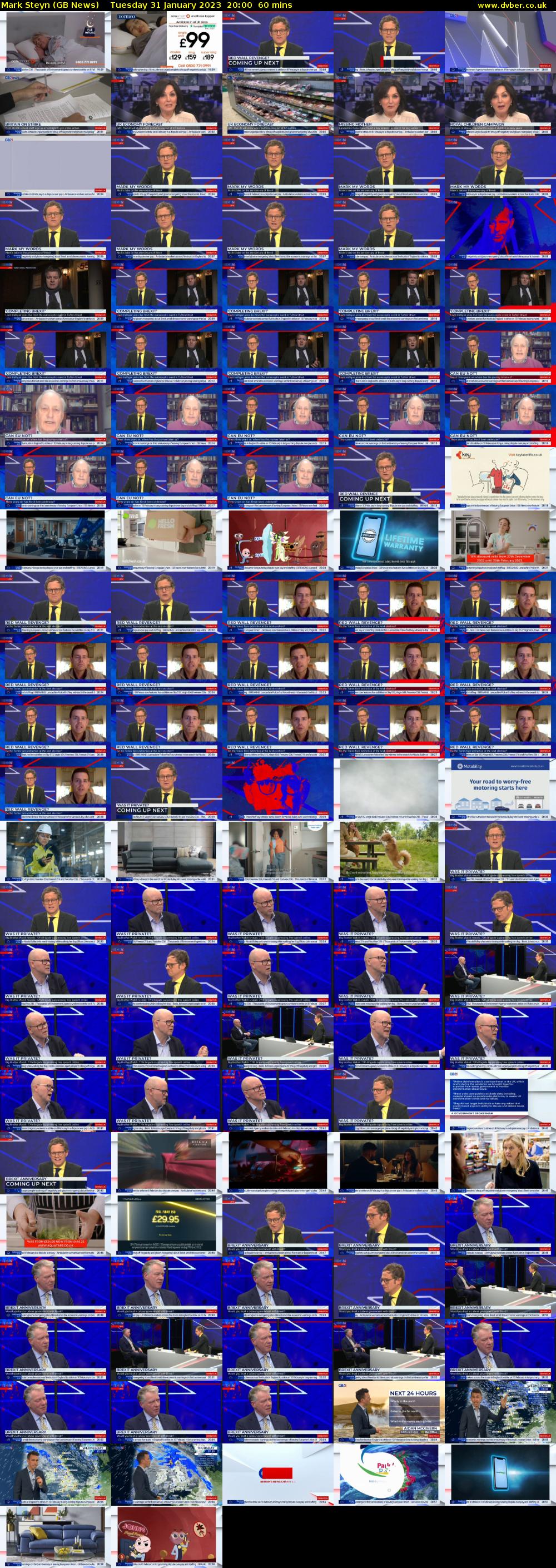 Mark Steyn (GB News) Tuesday 31 January 2023 20:00 - 21:00