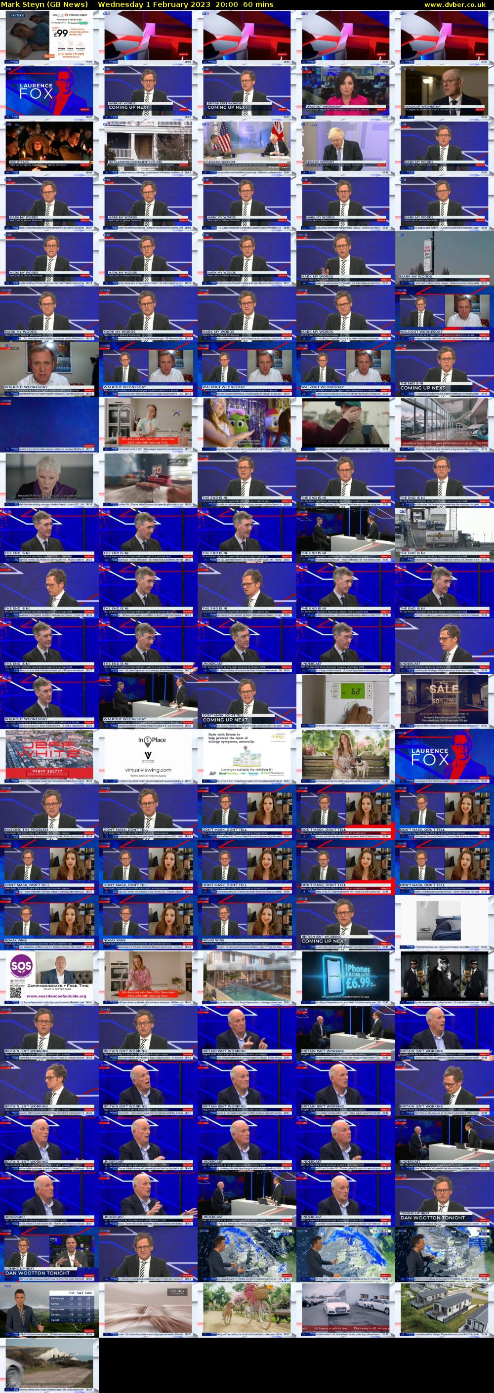 Mark Steyn (GB News) Wednesday 1 February 2023 20:00 - 21:00