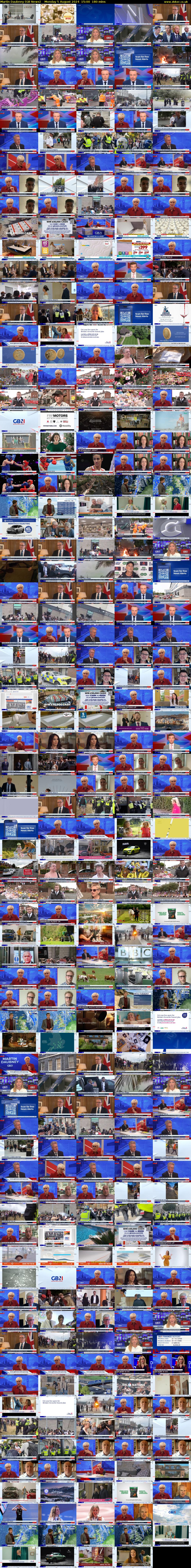Martin Daubney (GB News) Monday 5 August 2024 15:00 - 18:00