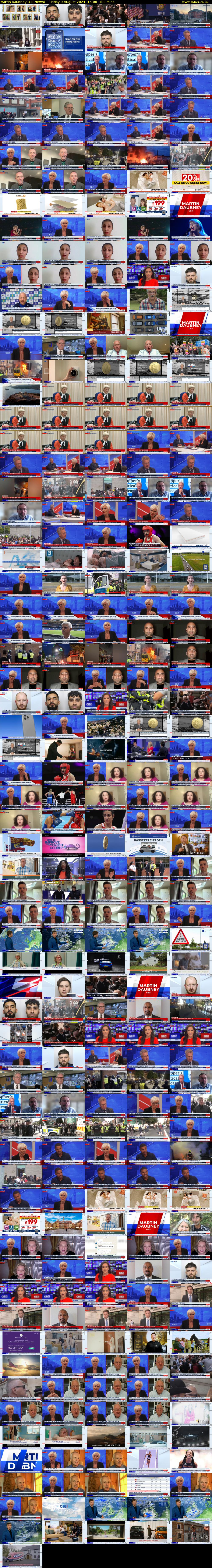 Martin Daubney (GB News) Friday 9 August 2024 15:00 - 18:00