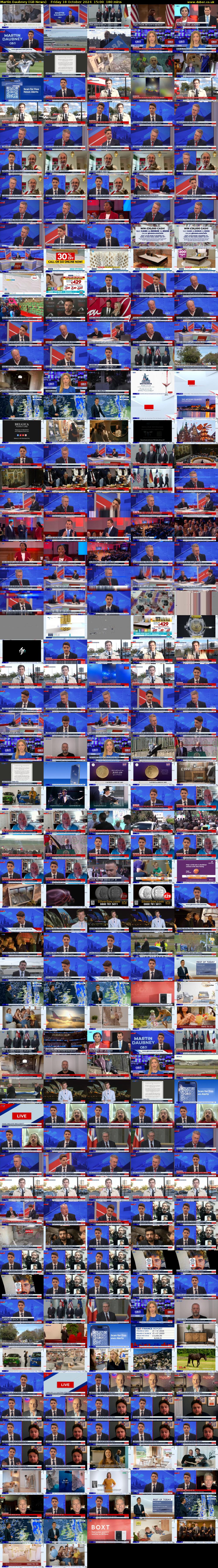 Martin Daubney (GB News) Friday 18 October 2024 15:00 - 18:00