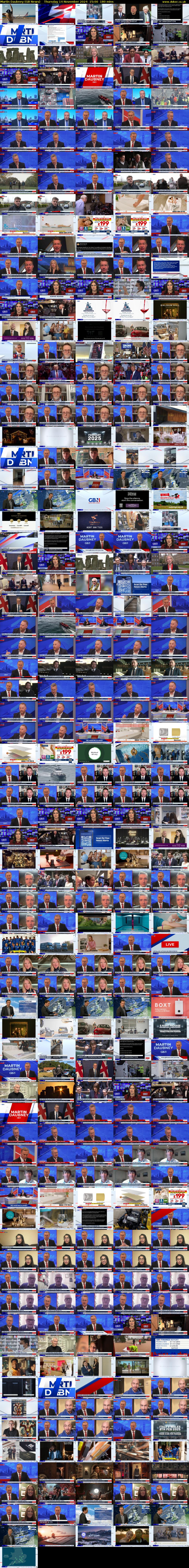 Martin Daubney (GB News) Thursday 14 November 2024 15:00 - 18:00