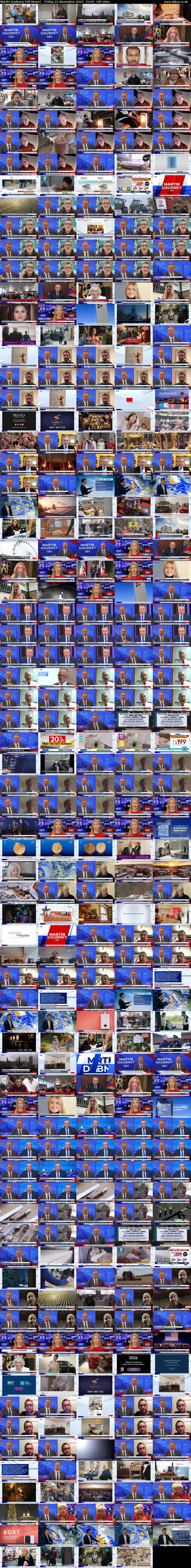 Martin Daubney (GB News) Friday 22 November 2024 15:00 - 18:00