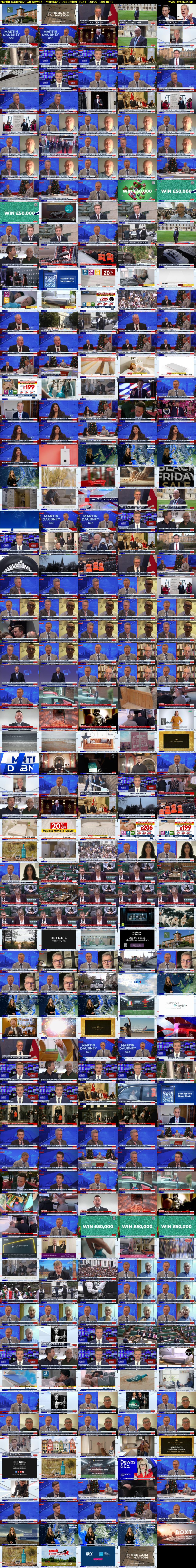 Martin Daubney (GB News) Monday 2 December 2024 15:00 - 18:00