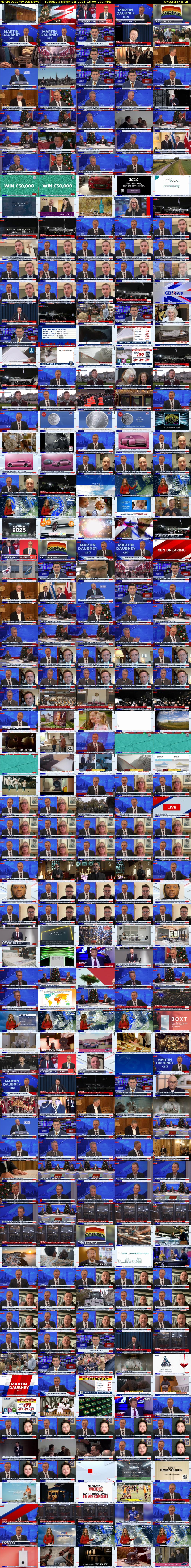 Martin Daubney (GB News) Tuesday 3 December 2024 15:00 - 18:00
