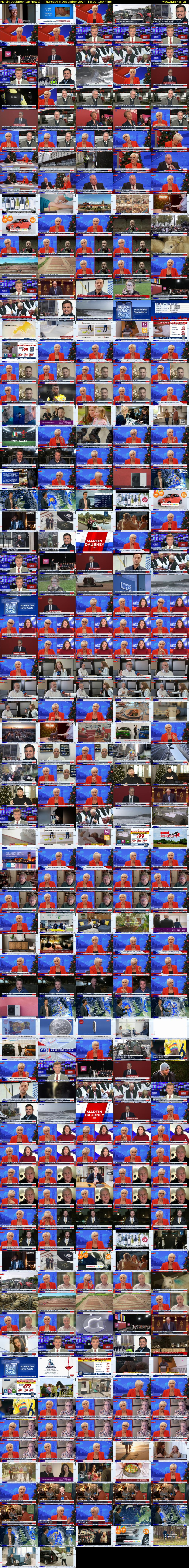 Martin Daubney (GB News) Thursday 5 December 2024 15:00 - 18:00