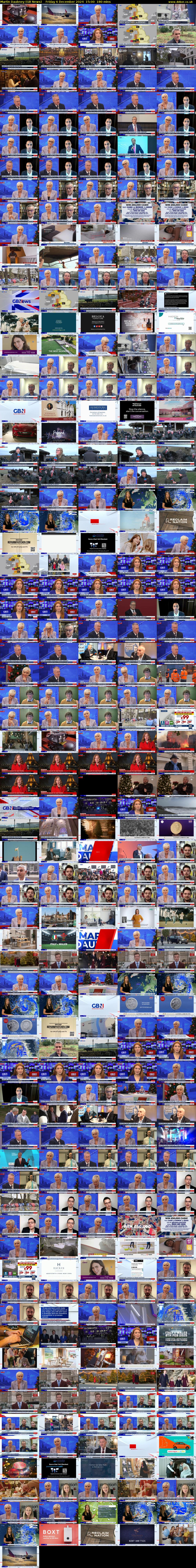 Martin Daubney (GB News) Friday 6 December 2024 15:00 - 18:00