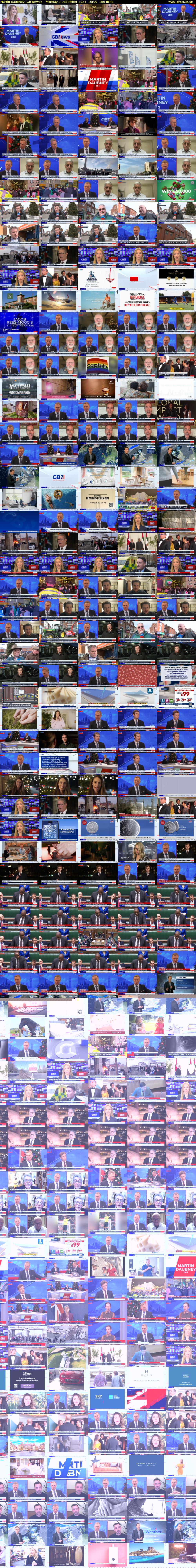 Martin Daubney (GB News) Monday 9 December 2024 15:00 - 18:00