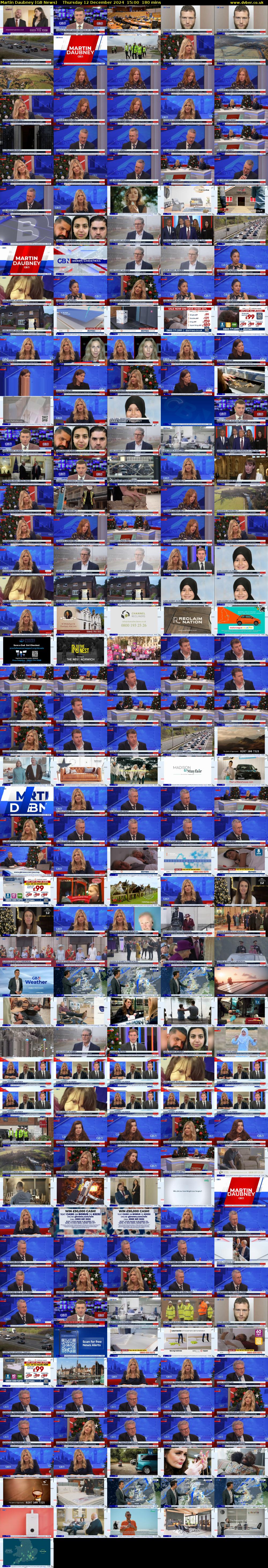 Martin Daubney (GB News) Thursday 12 December 2024 15:00 - 18:00