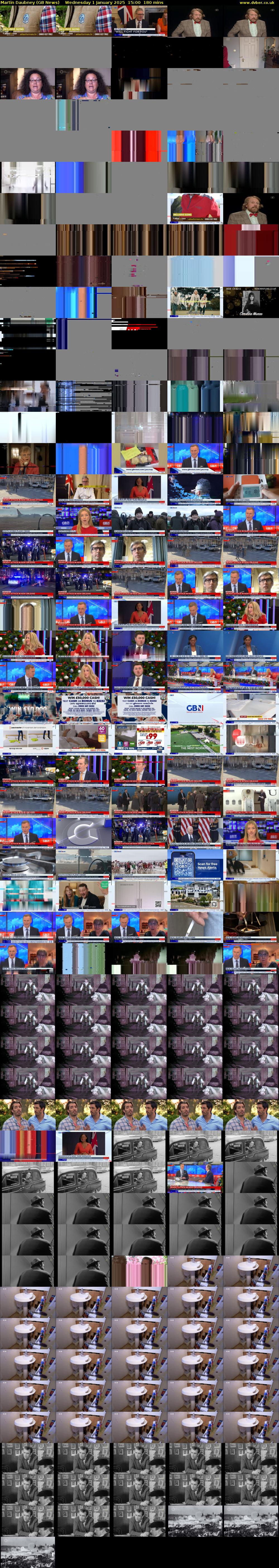 Martin Daubney (GB News) Wednesday 1 January 2025 15:00 - 18:00