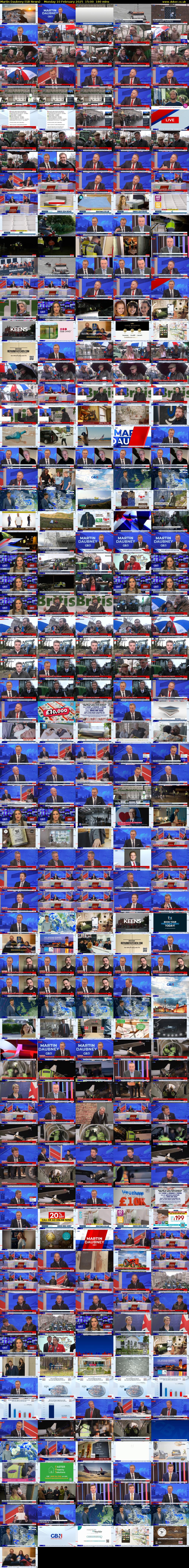Martin Daubney (GB News) Monday 10 February 2025 15:00 - 18:00