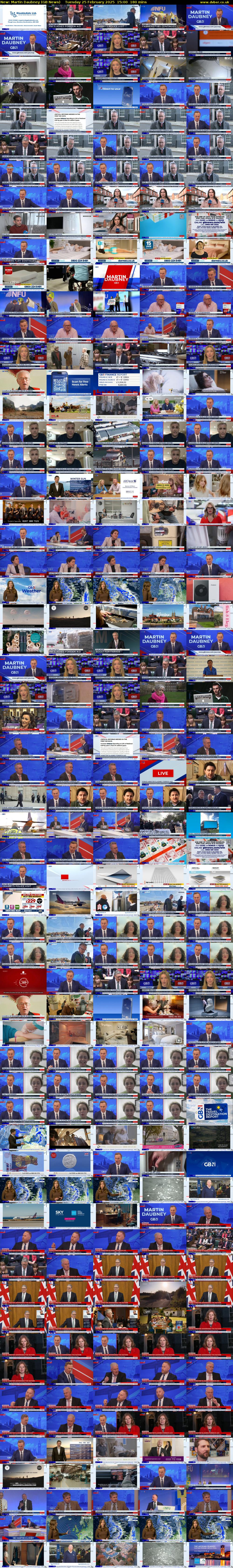 Martin Daubney (GB News) Tuesday 25 February 2025 15:00 - 18:00