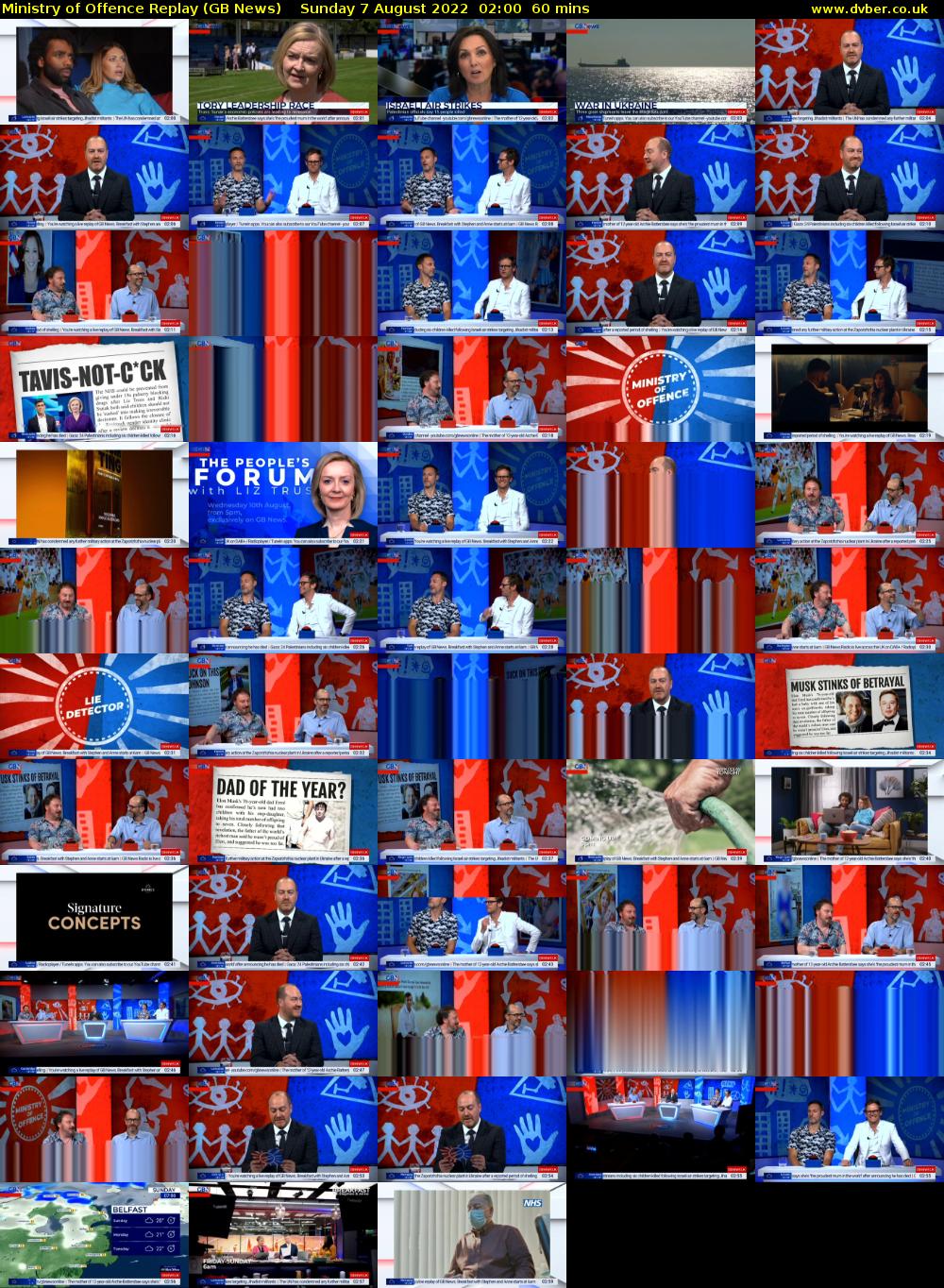 Ministry of Offence Replay (GB News) Sunday 7 August 2022 02:00 - 03:00