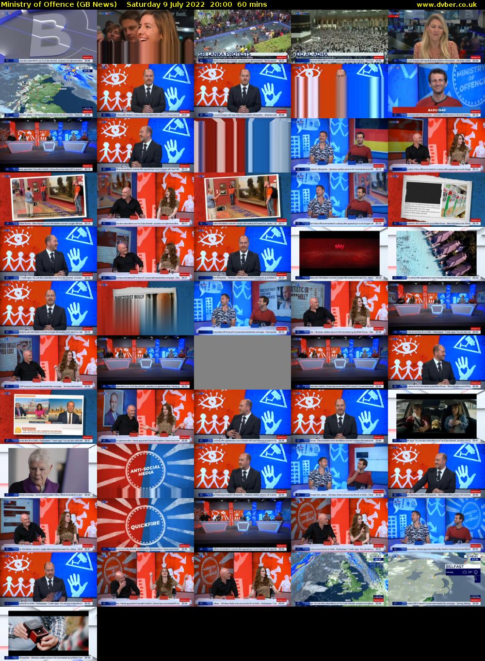 Ministry of Offence (GB News) Saturday 9 July 2022 20:00 - 21:00