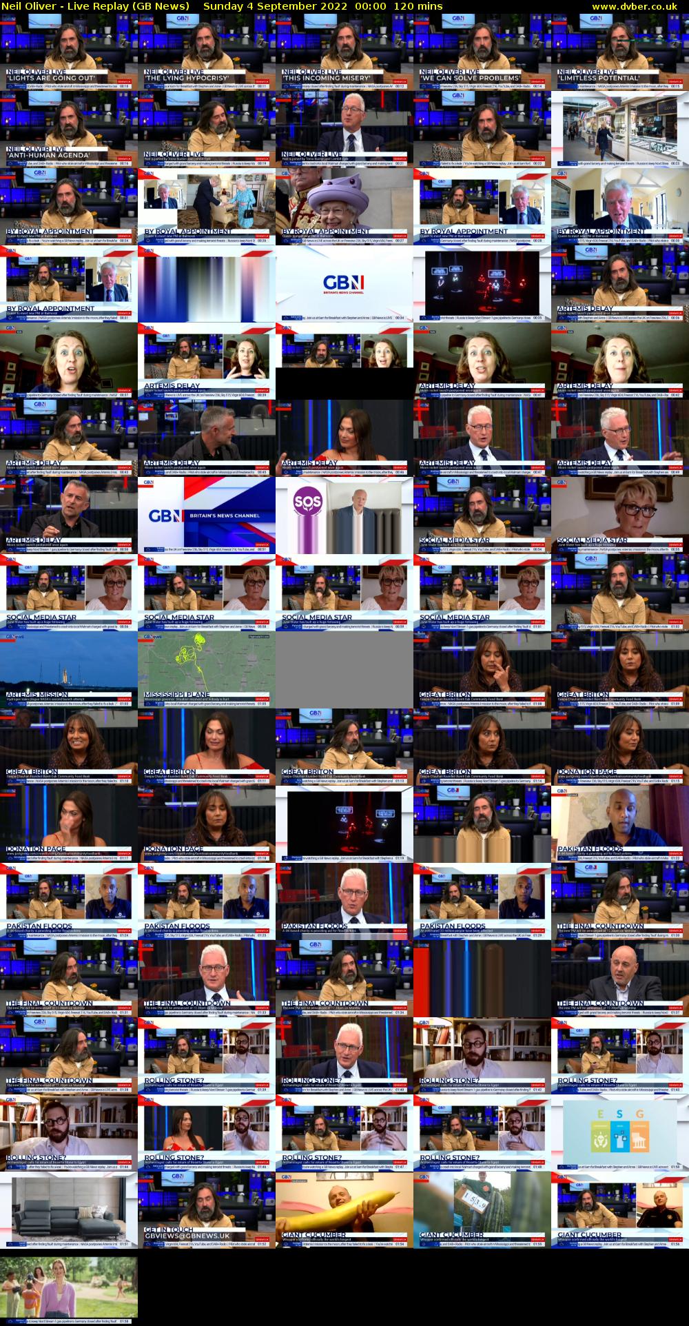 Neil Oliver - Live Replay (GB News) Sunday 4 September 2022 00:00 - 02:00