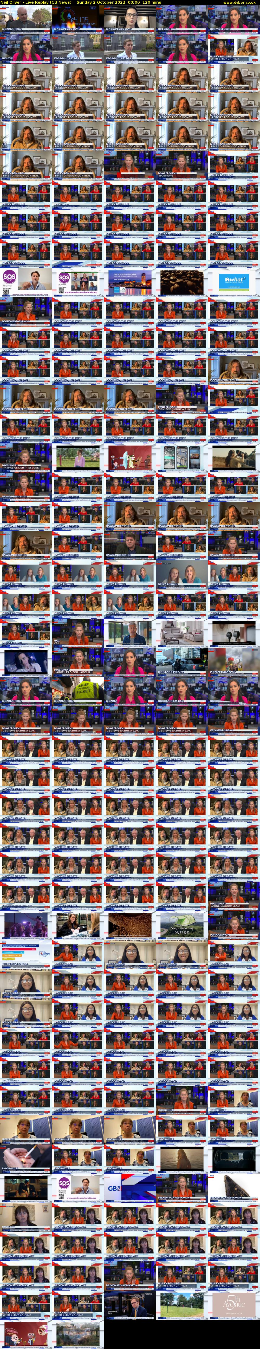 Neil Oliver - Live Replay (GB News) Sunday 2 October 2022 00:00 - 02:00