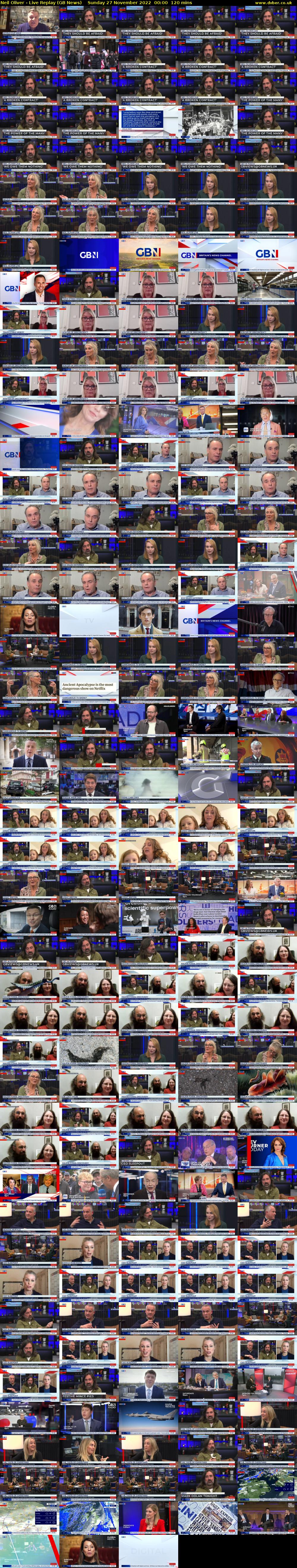 Neil Oliver - Live Replay (GB News) Sunday 27 November 2022 00:00 - 02:00