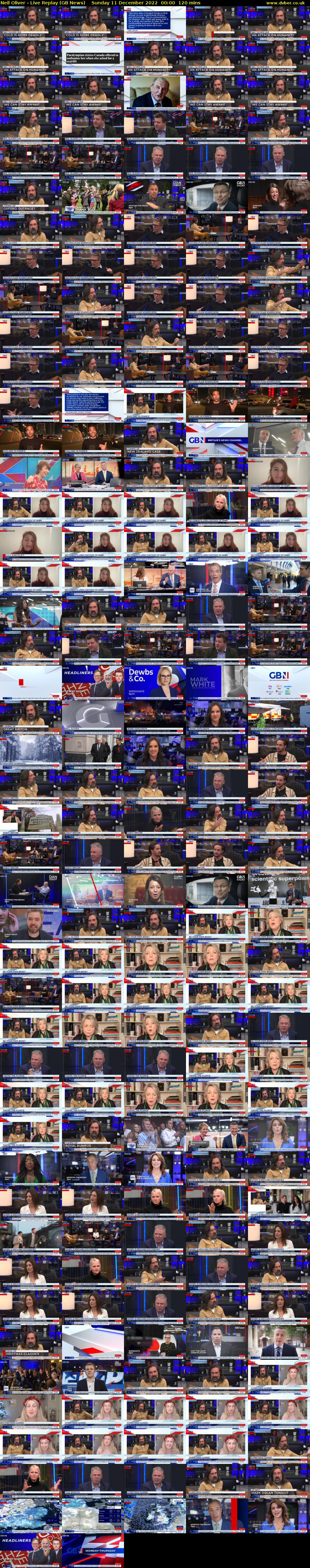 Neil Oliver - Live Replay (GB News) Sunday 11 December 2022 00:00 - 02:00