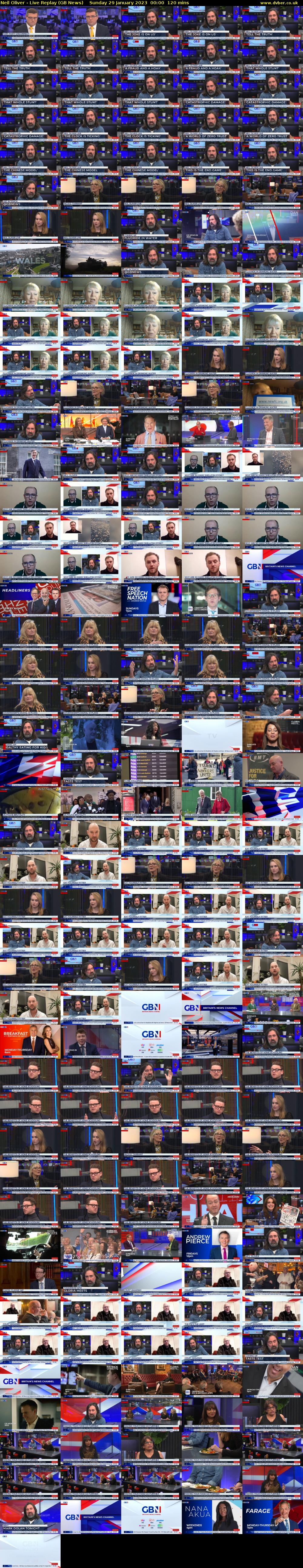 Neil Oliver - Live Replay (GB News) Sunday 29 January 2023 00:00 - 02:00