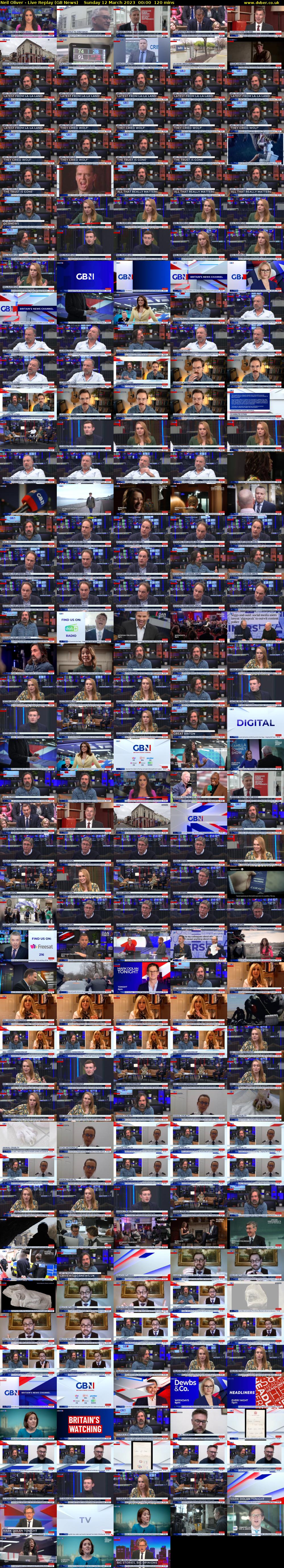Neil Oliver - Live Replay (GB News) Sunday 12 March 2023 00:00 - 02:00