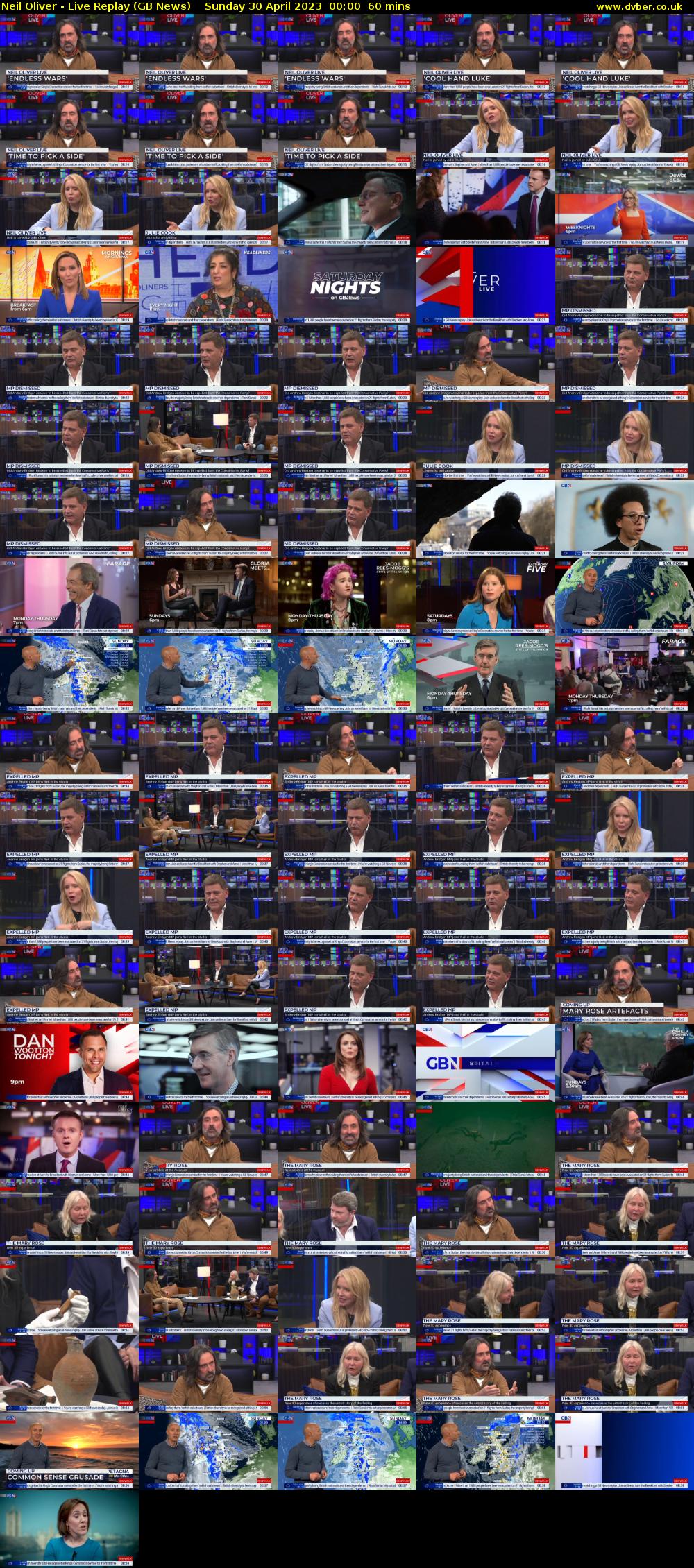 Neil Oliver - Live Replay (GB News) Sunday 30 April 2023 00:00 - 01:00