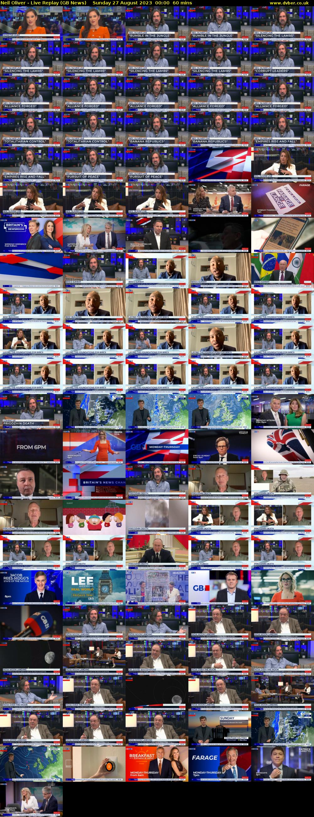 Neil Oliver - Live Replay (GB News) Sunday 27 August 2023 00:00 - 01:00