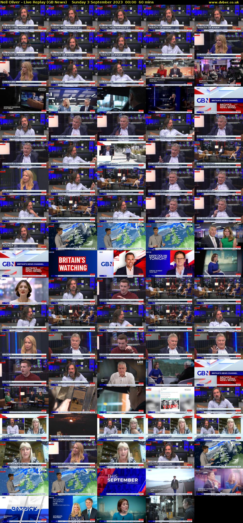 Neil Oliver - Live Replay (GB News) Sunday 3 September 2023 00:00 - 01:00