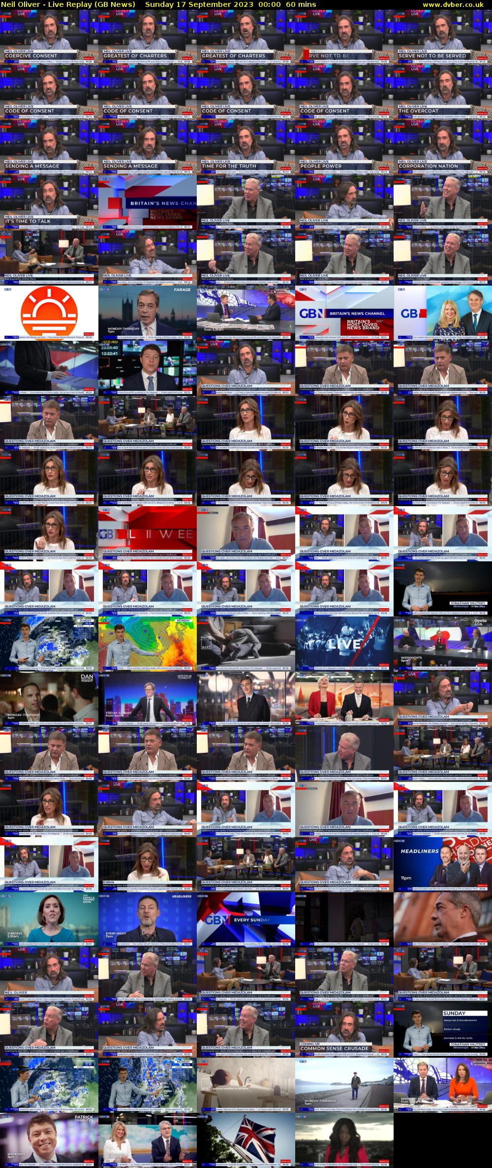 Neil Oliver - Live Replay (GB News) Sunday 17 September 2023 00:00 - 01:00