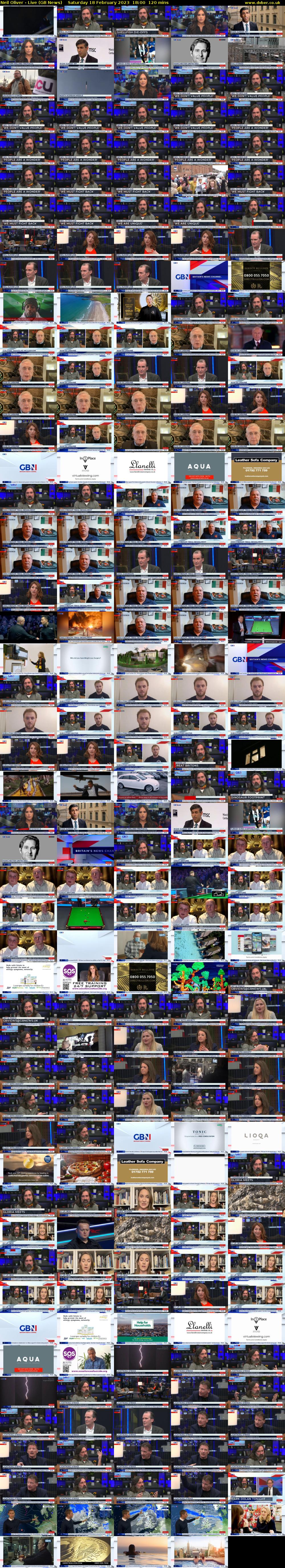 Neil Oliver - Live (GB News) Saturday 18 February 2023 18:00 - 20:00