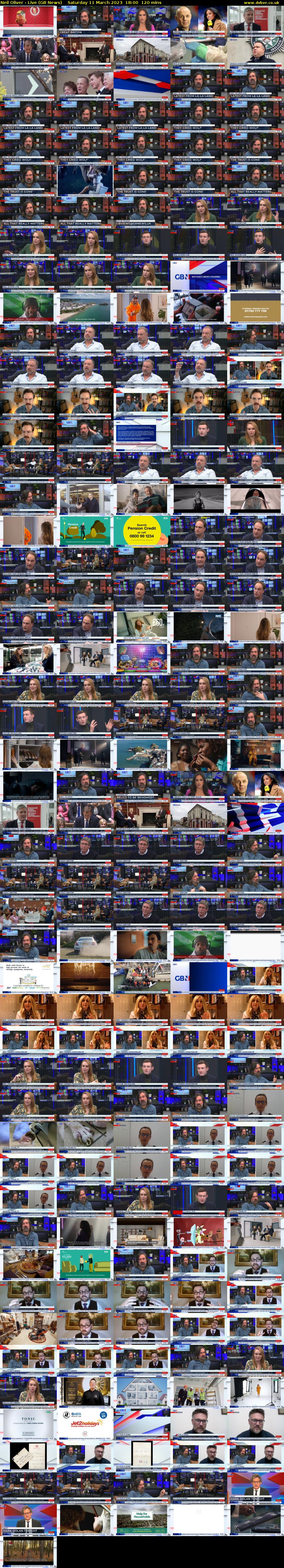 Neil Oliver - Live (GB News) Saturday 11 March 2023 18:00 - 20:00